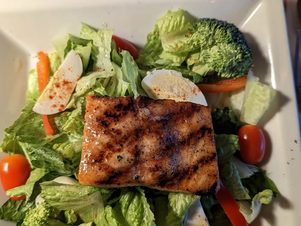 Bourbon Salmon Salad